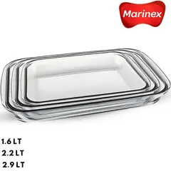 MARINEX - Juego 3 Fuentes Rectangular -