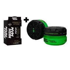 GENERICO - Pack Cera para Cabello Nishman Spider S2 y Polvo texturizador 20g