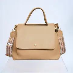 MARLA - Cartera Amara Top Handle Beige