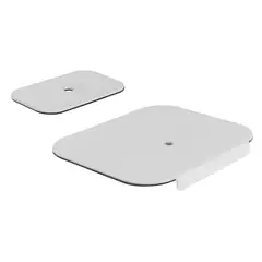 GENERICO - PLACA DE REFUERZO GLIXCO PARA RACK MONITOR 4MM ACERO BLANCO PN PL06W