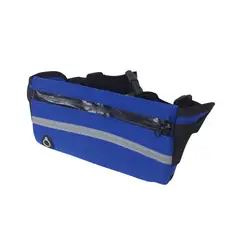 GENERICO - Riñonera Canguro Ajustable Con Soporte Para Botella AZUL MARINO