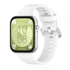 GENERICO - Correa Silicona Compatible Para Huawei Fit 4 - Blanco
