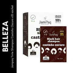 GENERICO - Jampaq Tinte Shampoo Castaño Oscuro x10 sachet