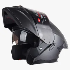 GENERICO - CASCO HOKEN HK3 FF916 GRAFITO MATE ABATIBLE VISOR OSCURO