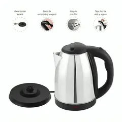 GENERICO - Hervidor Eléctrico Acero Inoxidable