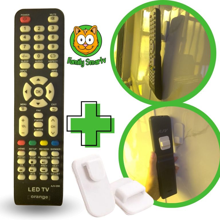 Control Remoto Orange Para tv Smart + Soporte Multifuncional