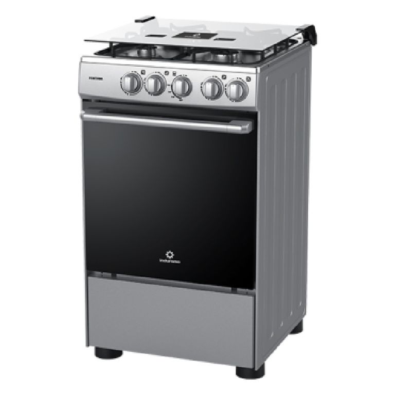 Cocina a gas de 4 Hornillas gris – FONTANA