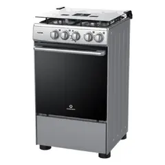 INDURAMA - Cocina a gas de 4 Hornillas gris – FONTANA