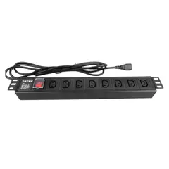 GENERICO - PDU POWER TOTEN RACK 8 TOMAS 250V C13 16AWG X 280 MTS PN 322002057