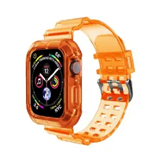 GENERICO - Correa TPU Completa para Apple Watch 45mm - Orange