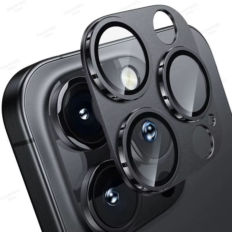 Protector de camara iphone 14 pro max - iphone 14 pro black
