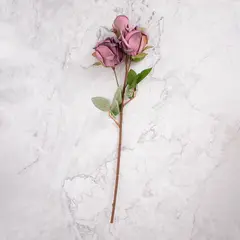 PANADECOR - Pack de 2 Rosas Morado Panorama Hogar