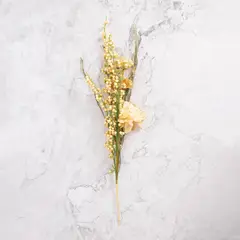 PANADECOR - Pack de 2 Flores con Follaje Beige Panorama Hogar