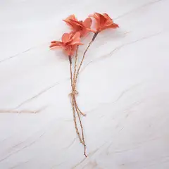 PANADECOR - PLUMAS EN VARA PVC 58CM NARANJA