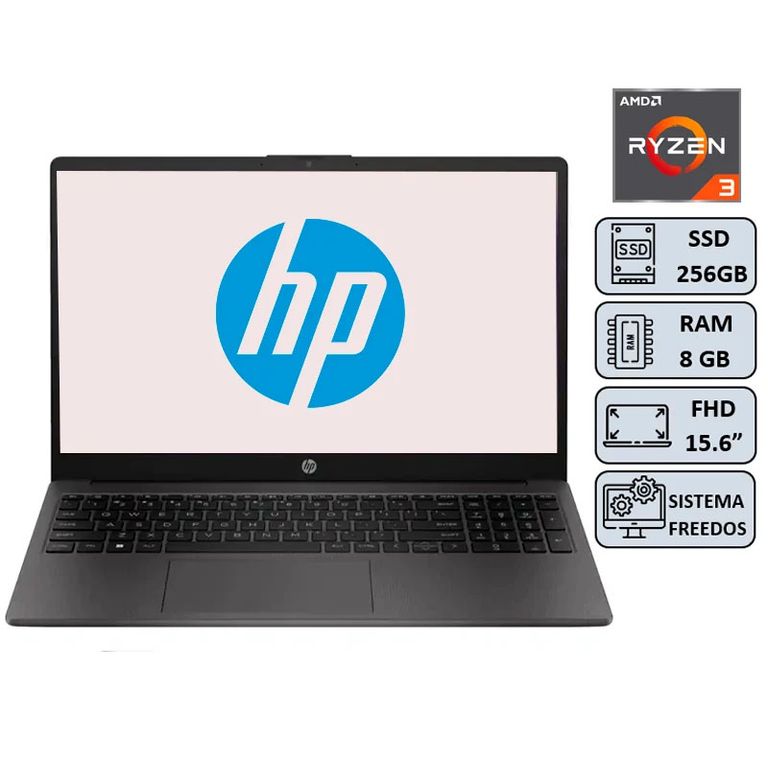LAPTOP 255 G10 R3-7320U/8GB/256GB/15.6"/FREEDOS