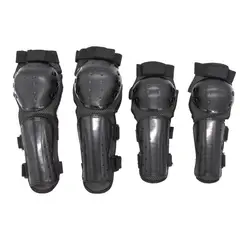 JET - Kit de Protección KTM Rodilleras y Coderas Negro 4 Pcs