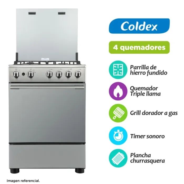 Cocina 4 Hornillas 60CM CX608PLUS