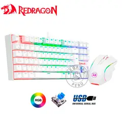 REDRAGON - Combo Kumara K552 Griffin M607 Teclado Mecánico y Mouse RGB