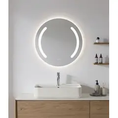 GENERICO - ESPEJO LED DOBLE ARCO DIÁMETRO 60cm H-2012