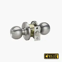 CANTOL - Cerradura de Pomo Dormitorio Acero Inox