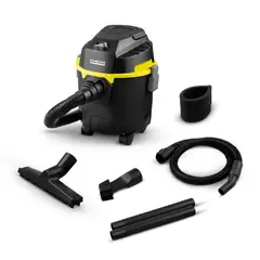 KARCHER - Aspiradora de polvo y agua WDL1 Black 1000W 10L