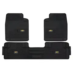 JET - Piso para Auto 3 Pcs PVC Negro Antideslizante 4.9 kg