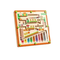 GENERICO - Juego Laberinto Magnético de Madera Infantil Educativo 23cm