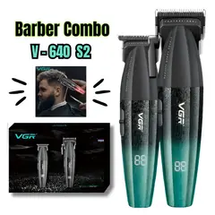 GENERICO - Combo Barber VGR Trimmer + Clipper V-640S2