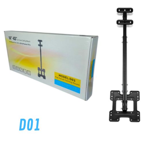 Rack de Techo Soporte Para Tv de 14 a 43 Pulgadas Reclinable D01