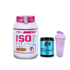 ADN - ISO FIT 1,1 KG CHOCOLATE + 100% CREATINE 250 GR+ REGALOS