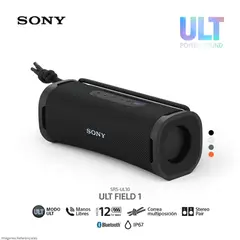 SONY - Parlante Bluetooth SRS-ULT10 Portátil ULT FIELD 1 - Negro