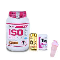 FITFEM - ISO FIT 1,1 KG VAINILLA + CLA + TEA FIT + REGALOS