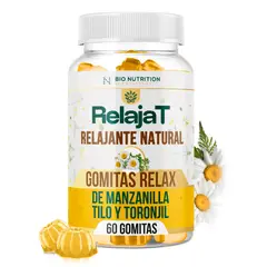 BIO - Relajat - Gummys Relajantes Sin Azúcar Manzanilla Tilo