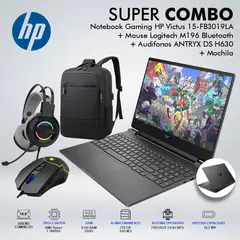 HP - LAPTOP GAMING VICTUS 15-FB3019LA RYZEN 7 7445HS MEMORIA 8GB DISCO 512GB