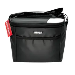 PYREX - Lonchera Térmica Ejecutiva Negro Totem con Taper Reflactario Rect 650 ml