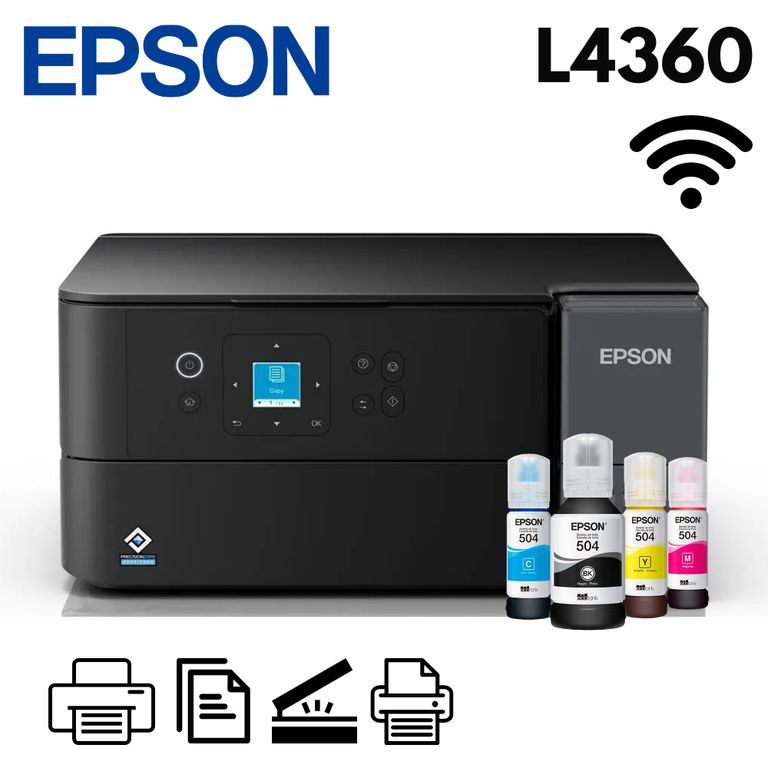 Impresora Multifunciinal EcoTank L4360 WiFi Duplex