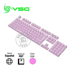 VSG - Keycaps Stardust Lilac Spectral ISO LA 105 PBT OEM