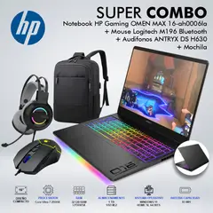 HP - LAPTOP GAMING OMEN MAX 16-AH0006LA CORE ULTRA 7 255HX MEMORIA 32GB DISCO 1TB