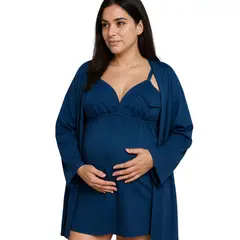 GENERICO - Pijama / Bata Maternidad de embarazo y lactancia