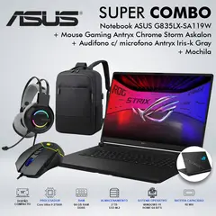 ASUS - LAPTOP GAMING G835LX-SA119W CORE ULTRA 9 275HX MEMORIA 64GB DISCO 2TB