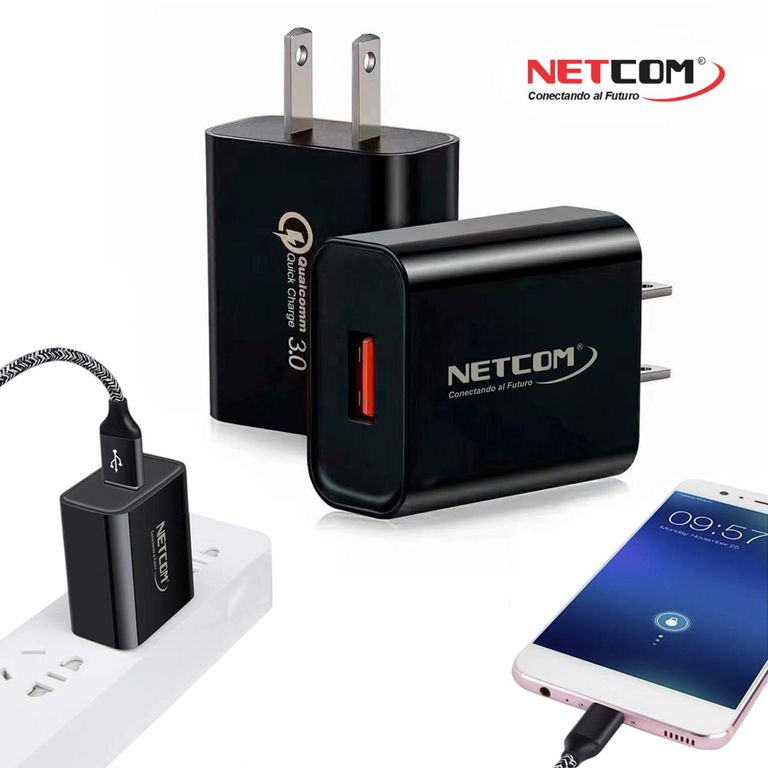 Cargador de Pared CARGA RAPIDA PD 18W QC3.0 usb 3.0 tipo C