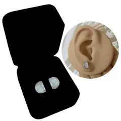 GENERICO - Aretes Mujer Piedra Nácar Regalo Mamá Novia Joya Plata 950