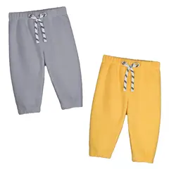 LITTLE SWEET - Pantalón Bebé Niño Micropolar Pack x 2