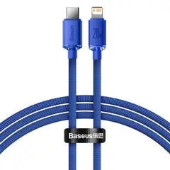 BASEUS - USB C a Lightning para iPhone - Carga Rápida 20W - Azul - 2M
