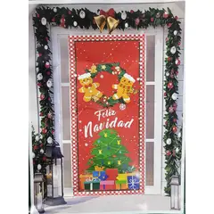 GENERICO - Funda de Puerta de Navidad galleta
