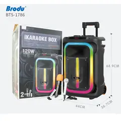 GENERICO - Parlante Altavoz Bluetooth 15" de karaoke Brodu BTS 1786