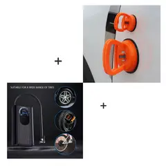 OEM - Inflador De Autos + Ventosa Para Abolladura De Auto