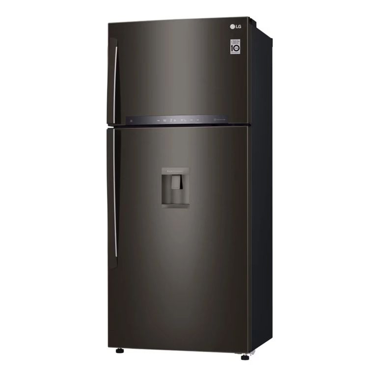 Refrigeradora Top Freezer 509L Hygiene Fresh ThinQ GT51SGD Negro Acero