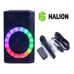 HALION - Parlante Portatil PHA-5XL LED USB TF Bluetooth RADIO FM