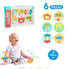 GENERICO - SET DE SONAJAS HAPPY X 6 UND